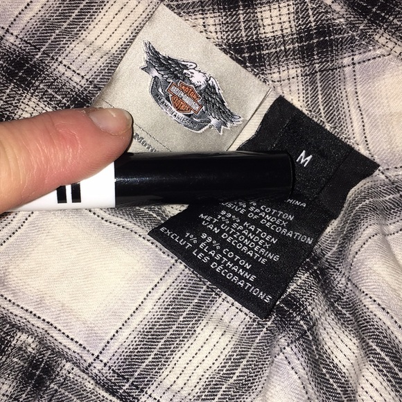 Harley Davidson Button Down Medium EUC - Picture 2 of 7